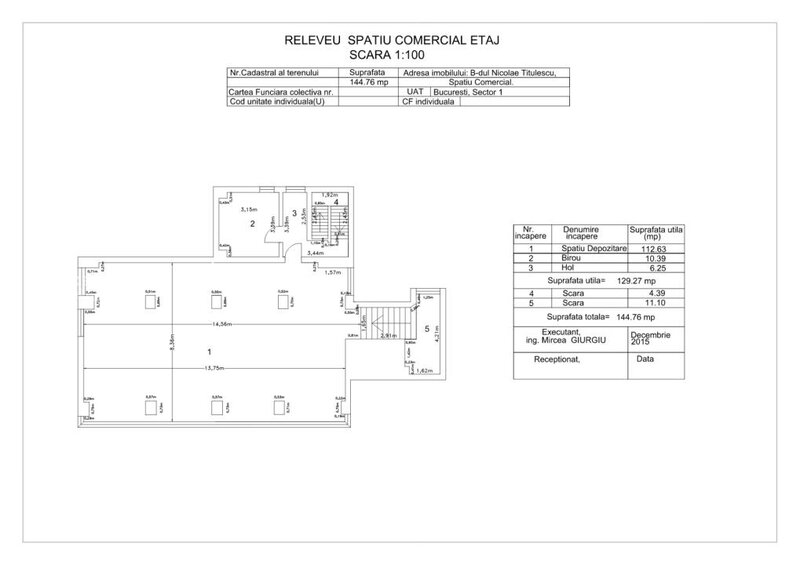 Nicolae Titulescu, oportunitate investitionala, spatiu comercial inchiriat,